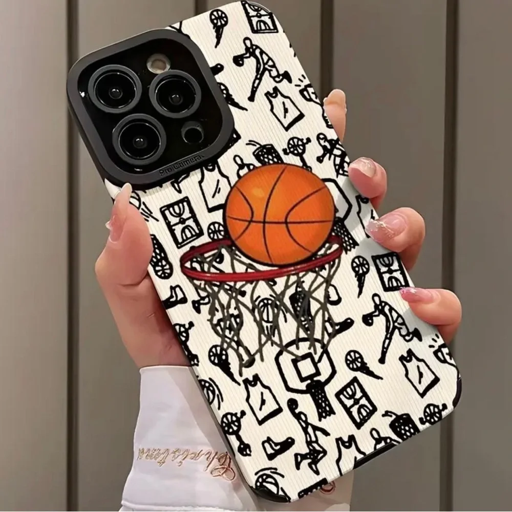 Casetify Basketball Hoop Phone Case - Black and Orange